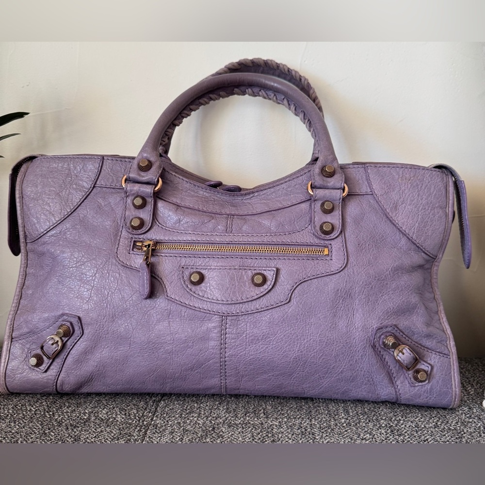 Balenciaga Part-Time Bag With Giant 12 Rose Gold Hardware - Picture 4 of 17